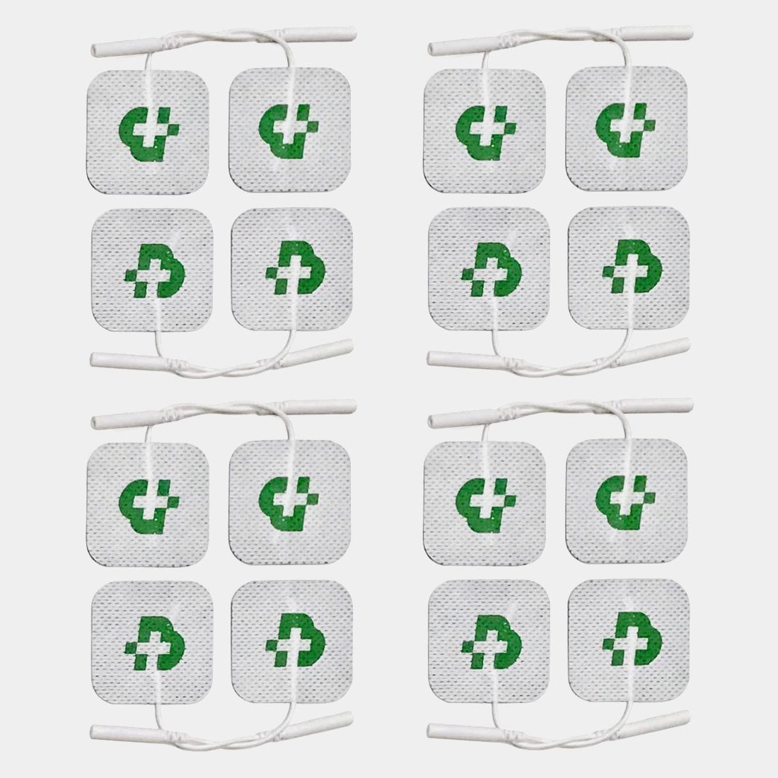 26 pads for TENS, EMS units: 20 pcs 2"x2" (50x50 mm) + 4 pcs 2"x4" (50x100 mm) + 2 giant straps Tesmed Sport