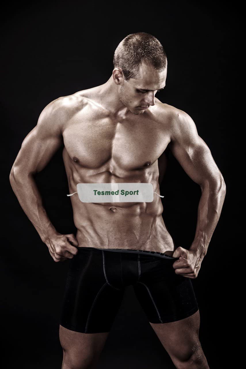 26 pads for TENS, EMS units: 20 pcs 2"x2" (50x50 mm) + 4 pcs 2"x4" (50x100 mm) + 2 giant straps Tesmed Sport