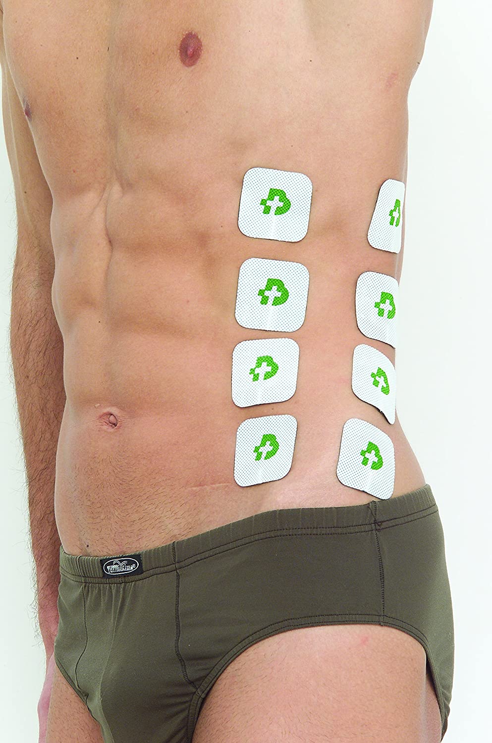 Tesmed 16 Pads for Muscle Stimulators, 2"x2" (50x50 mm), washable, no gel needed.