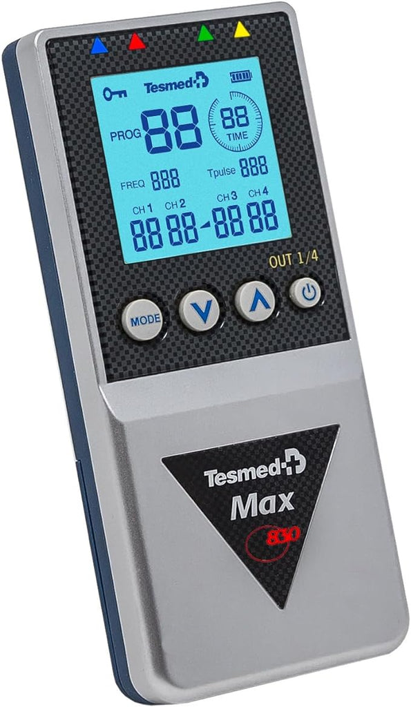 TESMED MAX 830 con 20 elettrodi elettrostimolatore muscolare