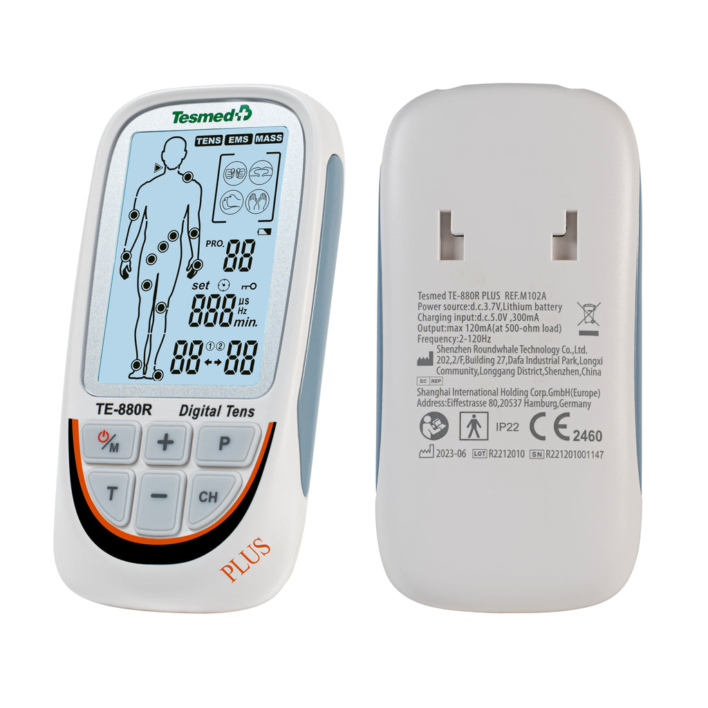 Tesmed TE-880R Plus Muscle Stimulator, TENS, EMS, Massager